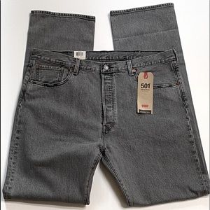Mens 501 gray jeans
